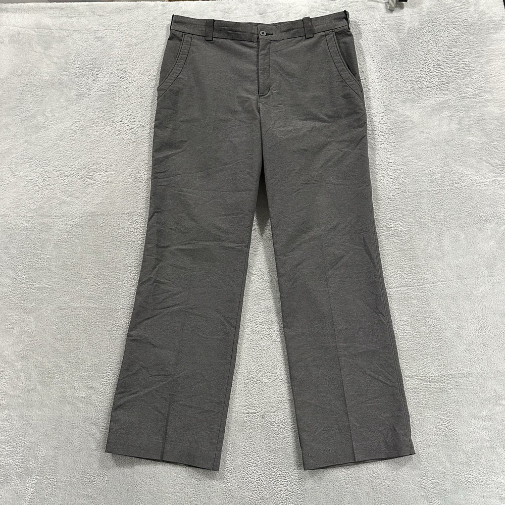 Nike Golf Pants Men's 34 x 32 Chino Office Preppy Gray Straight Activewear